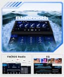 4+64G Inalámbrico Carplay Android 13 Radio de Coche 2 DIN, 7 Pulgadas 2 DIN Radio Coche con Android Auto Navegación GPS Mirror Link Bluetooth WiFi/FM/RDS/EQ/SWC/USB Control del Volante Cámara Trasera - 3