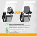 Sintrix Fab Funda protectora para base de carga compatible con Tomtom Rider Universal Slide & Ride 40/400/410/450/500/550, accesorios de navegación para moto - 2