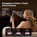 CrazyMar Spazzola Ad Aria Calda,7 in 1 Air Styler&Spazzola Asciugacapelli,110000 RPM Phon Capelli,Ferro Arricciacapelli,Piastra per Capelli,per lo Volumizzazione,Arricciatura e Lisciatura - 3