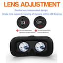 FIYAPOO Occhiali VR 3D per Smartphone, 3D Visore Realtà Virtuale, HD VR per Film & Giochi, Compatibile con la Maggior parte degli Smartphone (4,7-6,7 Pollici). Regalo di Natale Perfetto. - 5