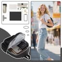 AOTIAN Nylon Lightweight Sturdy Little Casual Backpack 7 L Black - 7