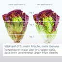 Bosch Kühl-Gefrier-Kobination 203 x 60 cm, Serie 4, KGN392I1F, 260 L Kühlen & 103 L Gefrieren, Total No Frost, längere Frische mit VitaFresh XXL, Extra leise, Gebürsteter Stahl mit AntiFingerprint - 4