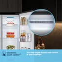 Fridgemaster MS83430EB Freestanding Slim American Side by side Door Fridge Freezer 441L, Total No Frost, Inverter compressor, Black, 83.2x178.0cm, Energy Rating E - 10