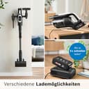 Bosch Akku-Staubsauger Unlimited 10 BTS1042WAC, Testsieger, kabellos, MicroClean Technology, TFT Display, HEPA-Filtersystem, 10 Jahre Motorgarantie, 2x 4 Ah Akku, LED-Licht, Schnellladegerät, weiß - 15