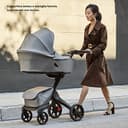 Stokke Navicella Xplory X, Ruby Red - Navicella rimovibile per il passeggino Xplory X - Morbido interno, materasso traspirante e due comode tasche - 4