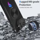 HikerClub Handyhülle für ASUS ROG Phone 8, ROG Phone 8 Pro (2024) Hülle Case mit Magnetisch Ständer, 360 Drehring [Magie Stressabbau Soundeffekt Handyhalter] Militär Stoßfeste Durchsichtig Schutzhülle - 2