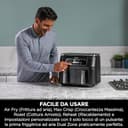 Ninja Foodi Dual Zone Friggitrice ad Aria Digitale, 2 Cestelli Antiaderenti, 7.6L, 4 in 1, Senza Olio per Massima Croccantezza, Cottura Arrosto e Riscaldamento, Lavabile in Lavastoviglie, Nero AF200EU - 10