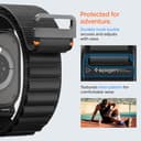 Spigen Cinturino base in Tessuto con chiusura a gancio Progettato per Apple Watch Ultra 3/2/1 49mm, Series 11/10 46mm, Series 9/8/7-4/SE 45mm, 44mm - Nero - 6