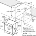Forno con vapore Bosch Serie4 HQA334EB4 - 3