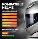 Everalo Visier Kompatibel Mit Shoei Nxr 2 - Z8 - Xspr Pro - X15 - Cwr F2 – Pinlock-Ready Helmvisier (Light Schwarz) - 2