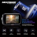 Nextbase® 622GW Dash cam Auto | Modalità di Parcheggio 24/7 | Dashcam Auto 4K 2160p 30fps | Schermo Tattile da 3" Telecamera | Camera con Angolo di visione 140° | MicroSD da 64 GB Inclusa - 2