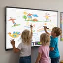 JASZDOT Pizarra Interactiva Digital 86” Smart Board, 4K Ultra HD, Monitor Táctil con Android 13, 8+128GB Almacenamiento, Cámara y Micrófono Integrados, WiFi, Bluetooth y HDMI, para Aula y Oficina - 9