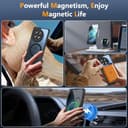 BESINPO Magnetisch Für Oneplus 13 Hülle,Militärschutz Handyhülle für Oneplus 13 mit MagSafe Matt Transluzente Robust Schutzhülle Case Cover 2025(Schwarz) - 2