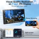 ATOTOZONE A5L Autoradio 2 Din Android, 7" Stereo auto bluetooth con schermo, 2G+32G, CarPlay Android Auto Wireless, Tethering via WiFi/BT/USB, MirrorLink, 24B-EQ DSP, FM/RDS/GPS/SWC,Chat AI - 6