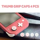 GeeRic Funda compatible para Switch Lite, Accesorio 8 piezas silicona funda y 2 pieces Protector de Pantalla compatible para switch lite,4 tapas de pulgar y agarre de almacenamiento(Pata de gato Rosa) - 7