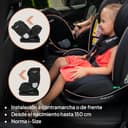 LIONELO Bastiaan i-Size Siège Auto Pivotant à 360° pour les Enfants de 0 à 36 kg et de 40 à 150 cm, Installation Face et Dos à la Route, ISOFIX Sangle TopTether - 4