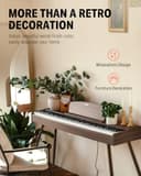 Donner DDP-80 Teclado de Piano Digital 88 Teclas, Acción de Martillo II, Piano Eléctrico para Hogar con Soporte, Triple Pedal, Conexión MIDI y Auriculares, Color Madera Nogal - 5