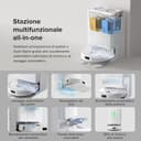 roborock QV 35A Set Robot Aspirapolvere, Antigroviglio, 8000Pa, Panno Sollevabile, Autolavaggio, Asciugatura ad Aria, Stazione Tutto in Uno, Evitare Ostacoli, Strategie di Pulizia dei Tappeti, Bianco - 5