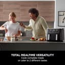 Ninja Foodi MAX Dual Zone Digital Air Fryer, 2 Drawers, 9.5L, 6-in-1, Uses No Oil, Max Crisp, Roast, Bake, Reheat, Dehydrate, Cook 8 Portions, Non-Stick Dishwasher Safe Baskets, Black AF400UK - 10