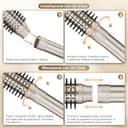 7MAGIC Air Styler 6 In 1, Asciugacapelli Ionico, Spazzola Rotante Per Capelli, Arricciacapelli Automatico, Spazzola Lisciante, Senza Danni Da Calore, Asciugatura Rapida, Con Borsa Da Viaggio - 9