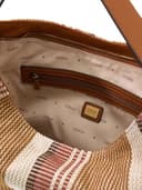 GUESS Schultertasche Camden Shoulder Bag Cognac Multi braun - 4