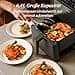 COSORI Dual Blaze Airfryer - Smart Hot Air Fryer with WiFi - 6.4L XXL Air Fryer - 11-in-1: Baking, Grilling, Bread, Chicken - 80+ Recipes - Dishwasher Safe, Grey - 6