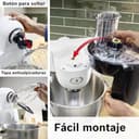 Bosch - Robot de Cocina, Serie 6, 1600W, Amasado Planetario 3D, Set de Pastelería, Triturador, Batidora de vaso ThermoSafe, Blanco, MUMS6EW22 - 8