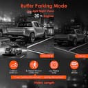 VANTRUE E2 Dash Cam Front and Rear 2.7K+2.7K, 5G WiFi GPS Dashcam for Cars Voice Control, Car Camera 160 Wide Angle, WDR, Night Vision, 24H Buffered Parking Mode G-Sensor, Support 512GB Max - 6