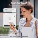 PETLIBRO Automatic Cat Feeder, Smart App Control via 5 GHz WiFi, 5L Pet Dry Food Dispenser, Timed Control, Suitable for Dogs and Cats, Portion Adjustable, Plug-in Power Supply Required, White - 2