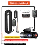 VANTRUE USB-C Display Hardwire Kit con 3 Stages Acc Cable para Dash CAM 11.6/23.6V 12/24V 12.4/24.4V a 5V Portafusibles con protección de bajo Voltaje 24H. Modo de estacionamiento - 2