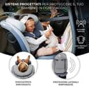 Kinderkraft I-GROW Seggiolino auto 0-36 kg, I-SIZE 40-150 cm, Seggiolino 360 girevole, con Isofix Base, Reclinabile Posizione sdraiata, Poggiatesta regolabile, Gruppo 0 1 2 3, Grigio - 4