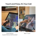 HUION Kamvas Pro 24 Gen 3 Tavoletta Grafica con Schermo, PenTech 4.0, 4K UHD da 23,8 pollici, 16384 livelli di sensibilità alla pressione, gamma cromatica al 99%, dotata di doppia penna passiva - 2