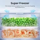 Hisense RS741N4WCE Freestanding American Side by side Door American Fridge Freezer 578 litre, with Non-Plumbed Water Dispenser, Silver, 90.8 × 179.3 × 74.3 cm (W×H×D) - 8