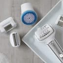 Panasonic ES-2D04-W503 - Cepillo de limpieza eléctrico sónico corporal exfoliante, compatible con la gama de las depiladoras eléctricas mujer ES-EL (EL2A/EL3A/EL7A/EL8A/EL9A) - 6