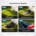 Sunseeker V1 con Garage, Robot Tagliaerba Senza Filo Perimetrale, 300 m² per Piccoli Giardini, Vision AI, Evitamento degli Ostacoli, Pendenze 27%, Taglio con un Clic, Controllo tramite App - 9