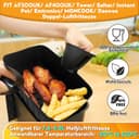 Ninja Heißluftfritteuse Zubehör,Airfryer Zubehör für Ninja Foodi Max Dual Zone Heißluftfritteuse AF400EU AF451EU AF300EU 7.6L-9.5L, Silikonform für Ninja heißluftfritteuse - 2