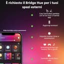Philips Hue White and Color Ambiance Dymera Lampada Smart da Parete, Luci Smart per Interni ed Esterni, Lampada da Parete Design con Controllo Vocale, Nero - 7