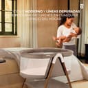 Asalvo Minicuna Nidus para Recien Nacido. Cuna Bebe Compacta con Almacenamiento. Moises para Bebe con Ventanas Transpirables. Mini Cuna para Bebe Fácil de Montar 9kg MAX. hasta 6 Meses. Color Beige - 5