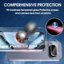 Lutree per Google Pixel 10 Pro Vetro Temperato, 3+3 Pezzi Pellicola Protettiva + Pellicola Fotocamera, Durezza 9H Vetro Protettivo, HD Anti-Graffio Senza Bolle Protezione Schermo - 2