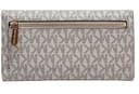 Michael Kors Jet Set Travel Large Trifold Leather Wallet (Vanilla) - 3