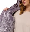 Columbia Chaqueta Heavenly con capucha para mujer, chaqueta acolchada con capucha para mujer, color morado pizarra, talla L - 5