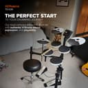Roland TD-02K V-Drums | Batteria Elettronica Compatta Entry-Level con una Suonabilità Espressiva, Stand dall'Altezza Regolabile ed Espansione Bluetooth Opzionale - 2