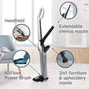 Bosch Flexxo Serie | 4 - Aspirapolvere Ricaricabile senza Filo, Scopa Elettrica e Aspirapolvere a Mano 2 in 1 con Accessori Multisuperficie Integrati, 21.6V, Grigio - 10