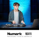 Numark NS4FX Controladora DJ de 4 Canales, Jog Wheels Táctiles Con Pantallas, Pads y Efectos, Salidas Cabina y Principal, y Serato DJ Lite Incluido - 8