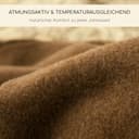 TILLHÅLL Wolldecke aus 100% Bio-Schurwolle | Natürlich Wärmend & Feuchtigkeitsregulierend | Robust & Langlebig | Made in Germany | 150x200 cm | Beige - 4