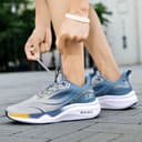 Generisch Scarpe da corsa professionali da uomo, scarpe da ginnastica, traspiranti, comode, leggere, per attività all'aria aperta, per il fitness, per la palestra, per lo sport, grigio., 42 EU - 5