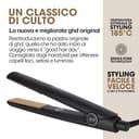 ghd Original, Piastra Capelli Professionale con Tecnologia in Ceramica Single Zone per lo Styling Quotidiano, Lamelle con Rivestimento Glossy per un Finish Luminoso, Cavo di 2.7 m - 2