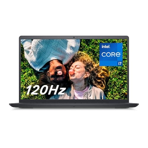 DELL Inspiron 15 (3520) – Portátil 15,6" FHD (1920 x 1080) 120 Hz, Intel Core i7-1255U, 16 GB RAM, 512 GB SSD, Intel Iris Xe Graphics, Windows 11 Home, Teclado Español, Negro