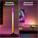 sailsco Smart LED Lightbar,Retroilluminazione TV,Lampada da gioco Funziona RGBIC Ambient Smart Sync con musica e controllo APP per giochi,deco,PC,TV,decorazione d'interni,interfaccia USB - 7