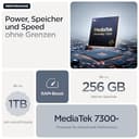 Motorola Edge 60 Fusion Smartphone (Robustes 6,67“-pOLED-Display Dank Corning Gorilla Glass 7i, widerstandsfähig, 50-MP-Kamera + Moto-AI, 8/256 GB, 5100 mAh) Pantone Slipstream + Handyhalterung - 8